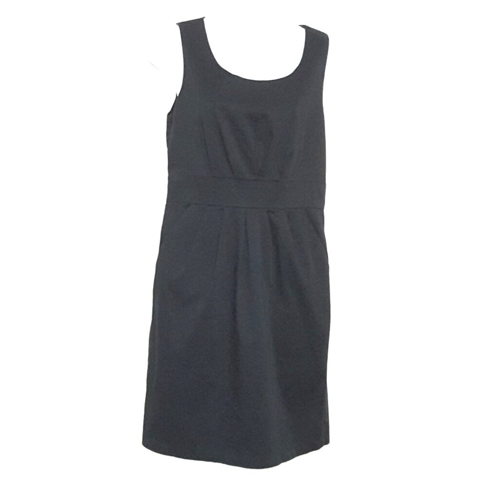 Mossimo‎ Black Sheath Dress Lined Sleeveless Size 10 Empire Waist Pockets